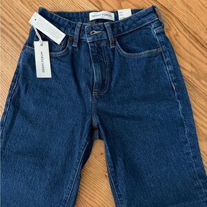 Aritzia Dark Blue Jeans High-Rise Straight NWT